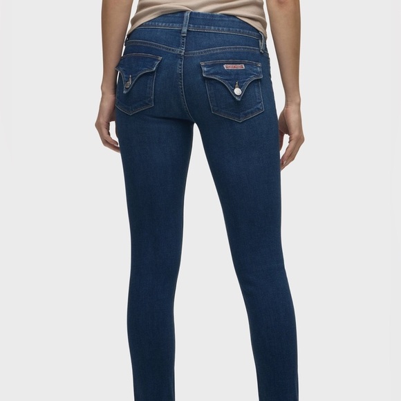 [28Ins29”]HUDSON Women's Collin Mid Rise Skinny Fit Flap Pocket Ankle Jean - Picture 3 of 10